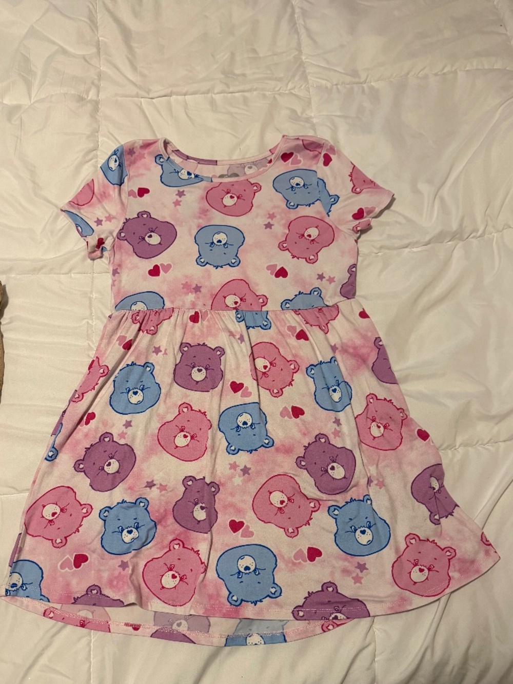 Girls Care Bears Dress Size 14